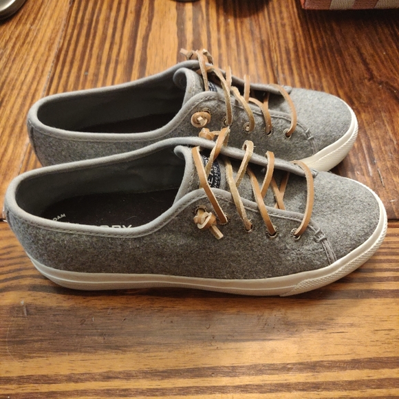 Sperry Grey Wool Sneakers - Picture 2 of 6